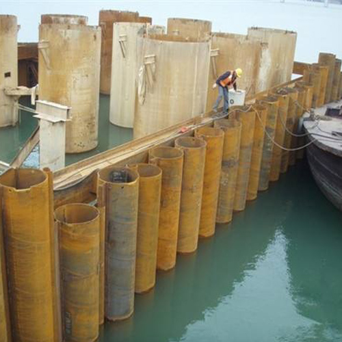 常德钢护筒现场安装